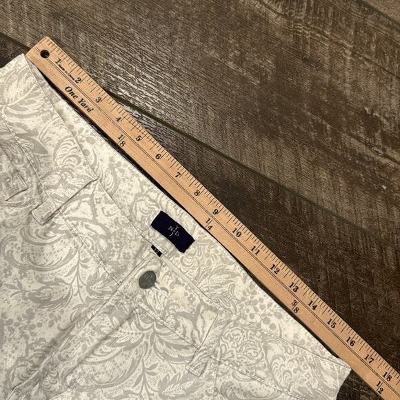 NYDJ Alina Gilded Lily Floral Print Legging Size 12 - Picture 6 of 7